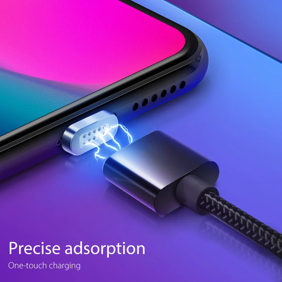 Магнитный кабель Micro USB для samsung, магнитный кабель для зарядки и передачи данных, кабель Micro USB для Android, кабели для зарядки мобильных телефонов