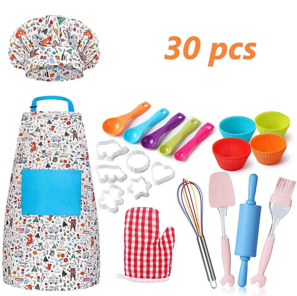 

DIY Children's Kitchen Baking Cake Biscuit Set Gift, Parent-Child Interactive Puzzle Fun Set Baking Dessert Making Tool