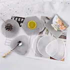 DIY подставка из смолы форма круглая квадратная Прямоугольная форма подставка силиконовая форма УФ-отверждаемая эпоксидная смола ремесло инструменты для домашнего декора