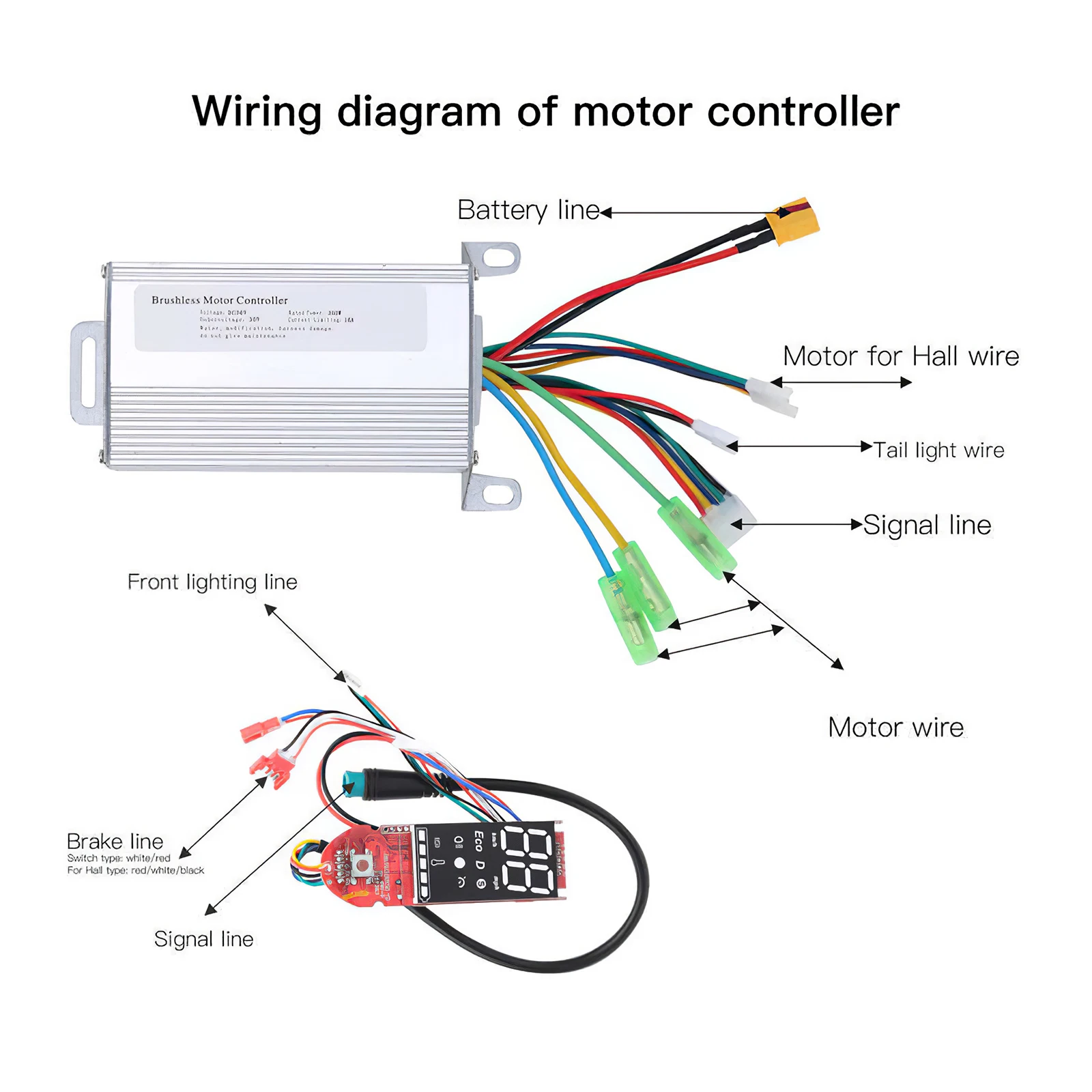 

for Xiaomi M365 Electric Scooter 36V 350W Complete Combination Scooter Kit Electric Controller Bluetooth Board Accelerator
