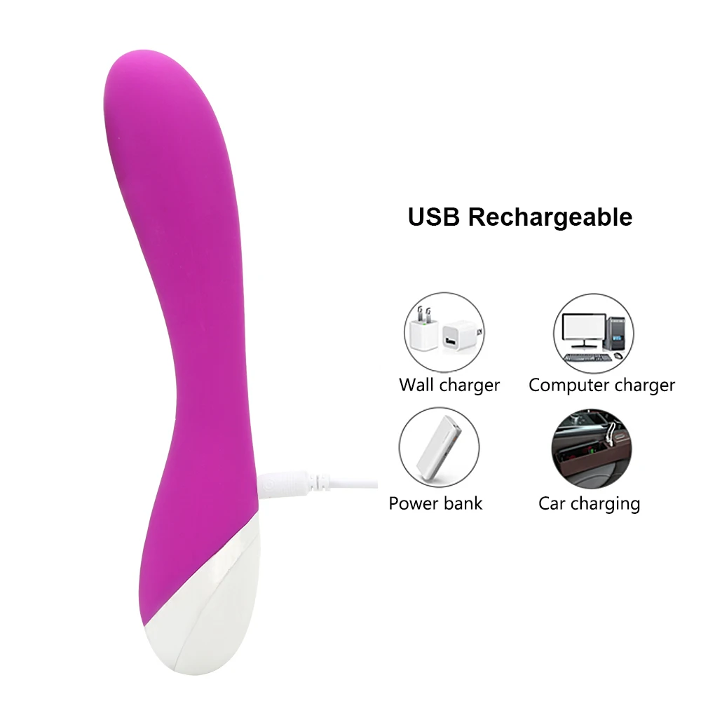 USB женский фаллоимитатор и анальный Штепсель Вибраторы стимулятор клитора