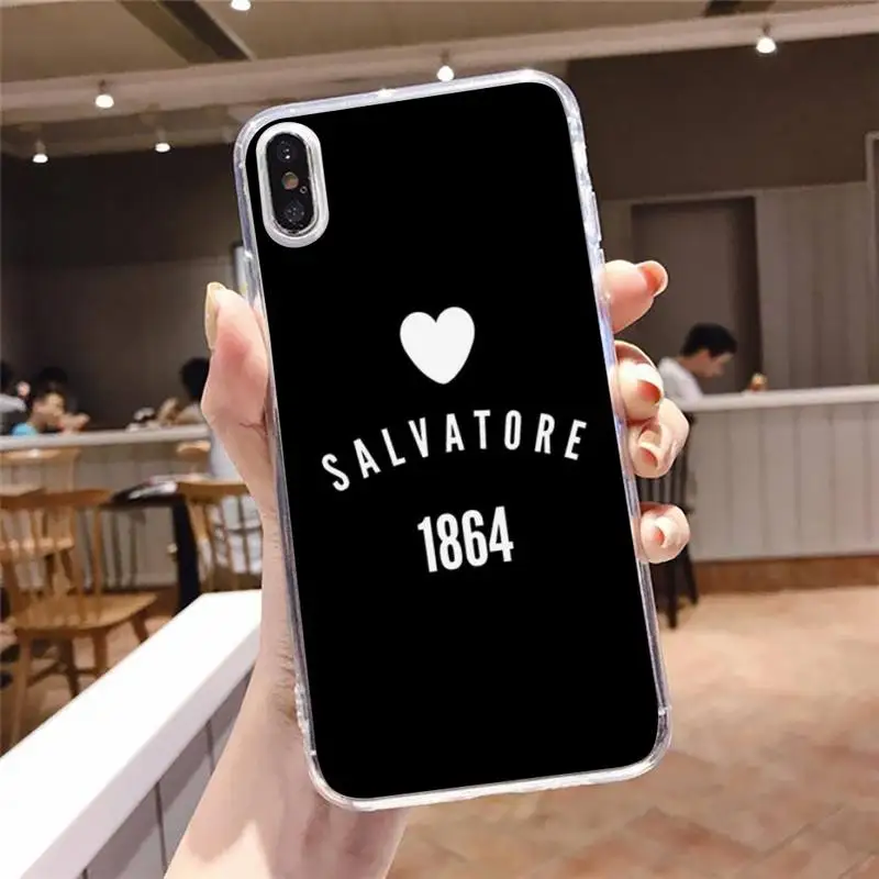 

journaux des vampires Phone Case Transparent soft For iphone 5 5s 5c se 6 6s 7 8 11 12 plus mini x xs xr pro max