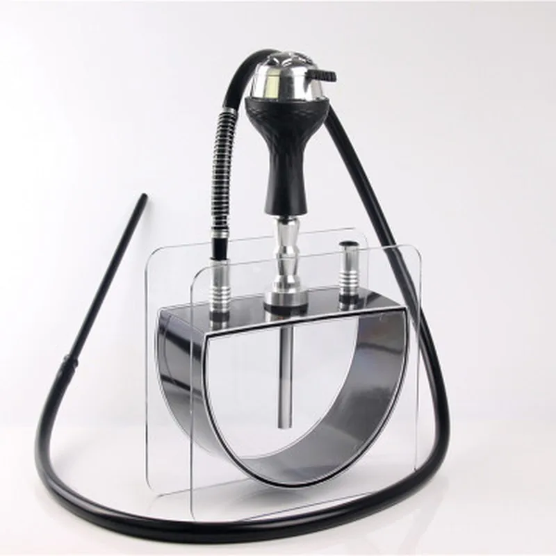 

New Portable Acrylic Shisha Pipe Set Hookah Shisha Silicone Bowl With Hose Charcoal Tongs Tobacco For Chicha Narguile Water Pipe