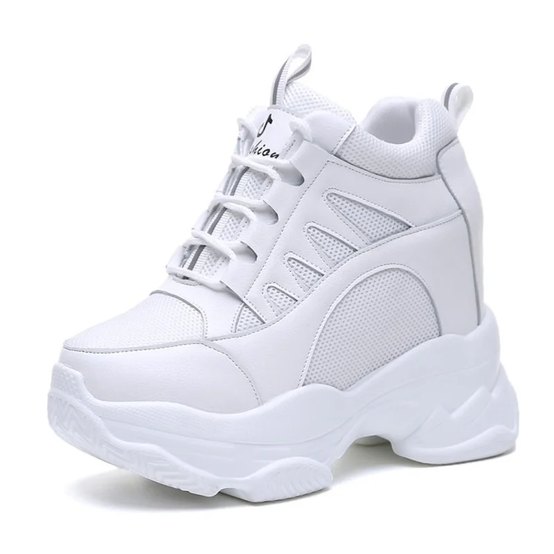 

Pop Nice Women Outdoor Casual Sport Shoes Plus Size Non Slip Sneakers Slip on Loafers Comfortable Height Increase Swing Shoes