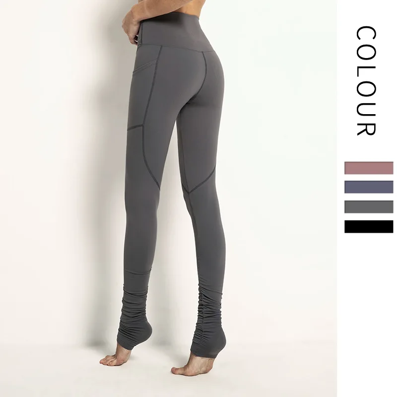 GUTASHYE женские высококачественные леггинсы для спортзала с носками йоги