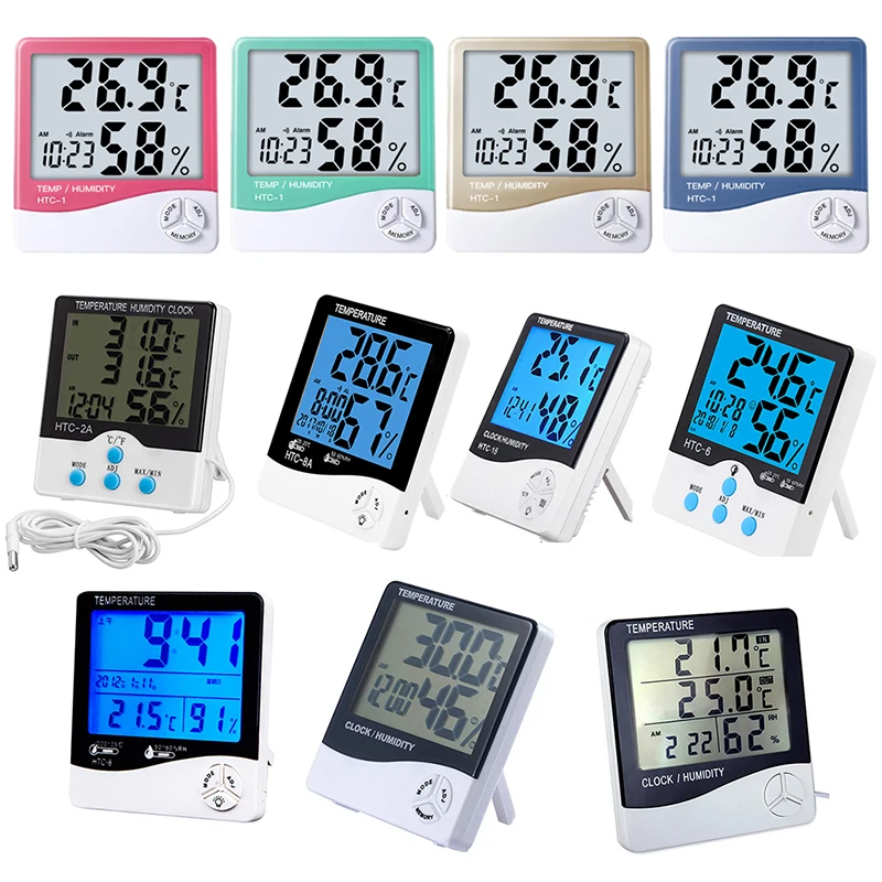 Цифровой гигрометр DIDIHOU термометр с ЖК-экраном электронный наружный комнатный