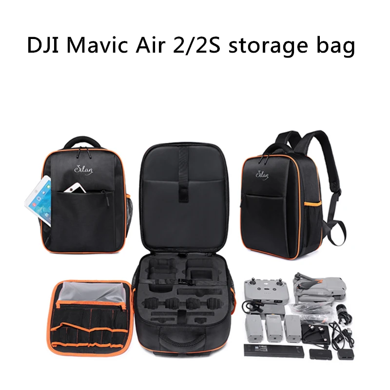 

Сумка для хранения DJI Mavic AIR 2S, рюкзак для дрона, защитный чехол для переноски для DJI Mavic AIR 2/2S, коробка для хранения, аксессуары