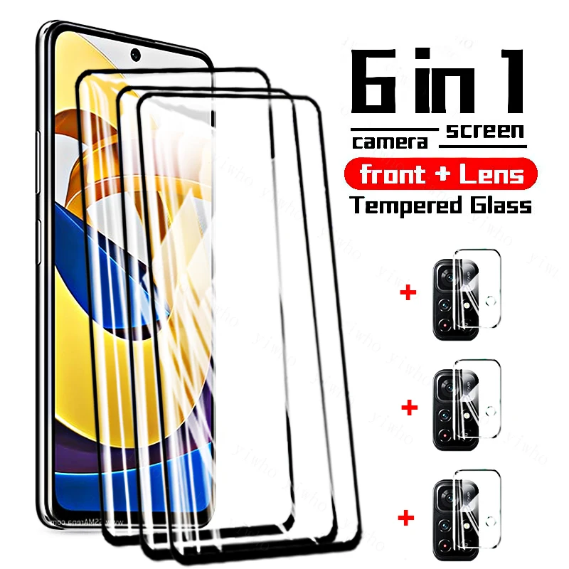 

Screen Protector For POCO M4 Pro Glass Film For Xiaomi POCO M4 Pro Tempered Glass For POCO M4 Pro 5G M3 X3 NFC F3 GT Glass