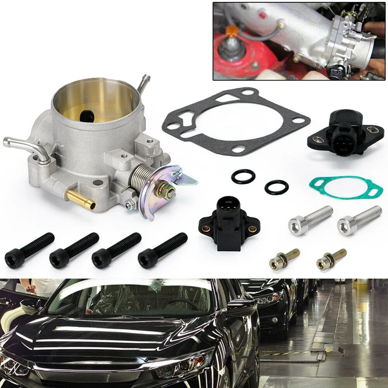 

Корпус дроссельной заслонки автомобиля с TPS и датчиком карты для Honda Civic SI Accord Del Sol ACURA B/D/H/F Series