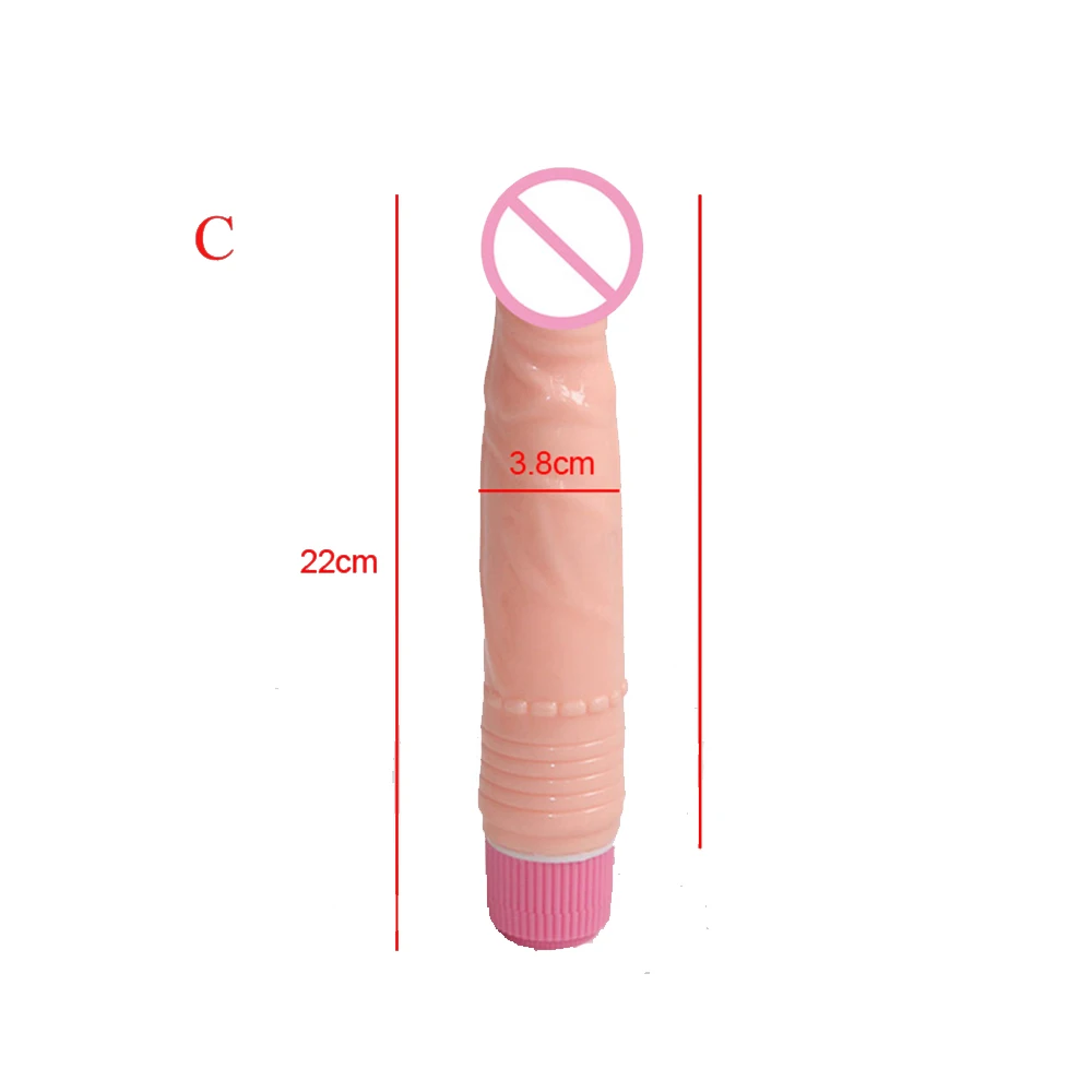 Реалистичный фаллоимитатор вибратор для стимуляции точки G женской мастурбации