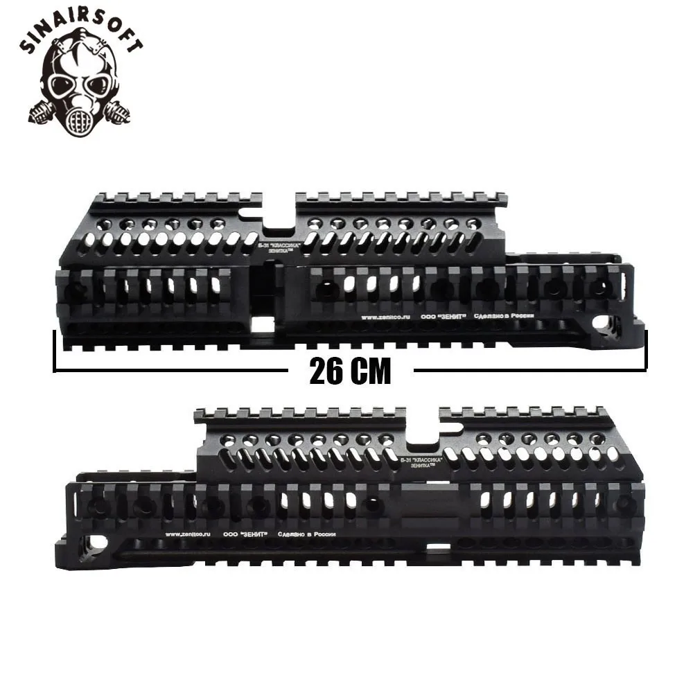 

AK 47 Tactical Quad Rail Picatinny Handguard System CNC Aluminum Full Length Tactical for AK AEG / GBB Rifles B30 B31 BD9263