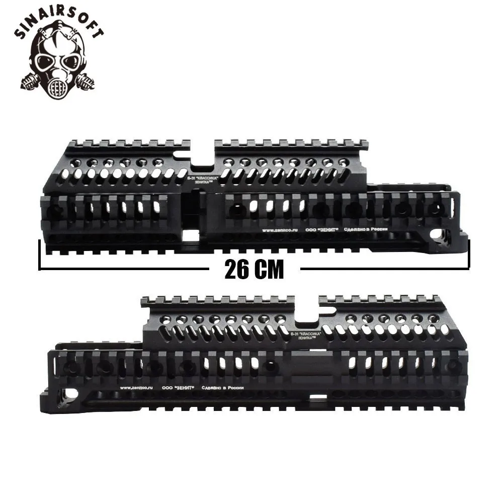 AK 47 тактические Quad Rail Picatinny Handguard System CNC Алюминий Полная длина тактический для AEG /
