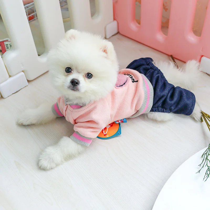 PETCIECLE Pet платье плюшевый Померанский Бишон Удобная Осенняя Модель Милая вышитая