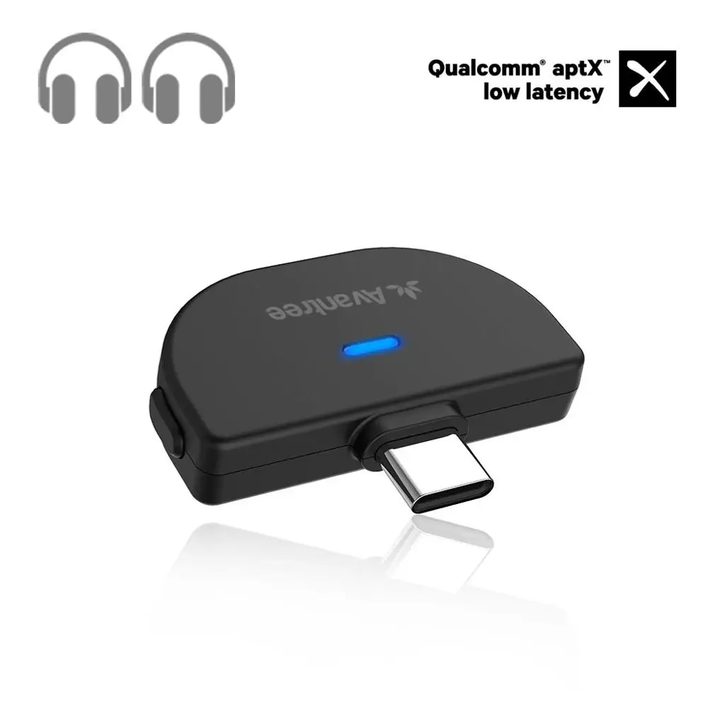 Адаптер аудио передатчика Avantree C51 USB Type C Bluetooth 5 0 для переключателей AirPods
