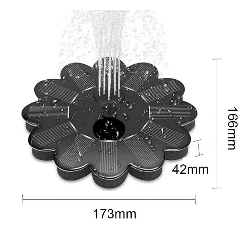 

Solar Fountain Garden Kit Solar Water Pump Outdoor Pump Pool Floating Decoration Solar Garden Landscape Water Pond Fountain D0I7