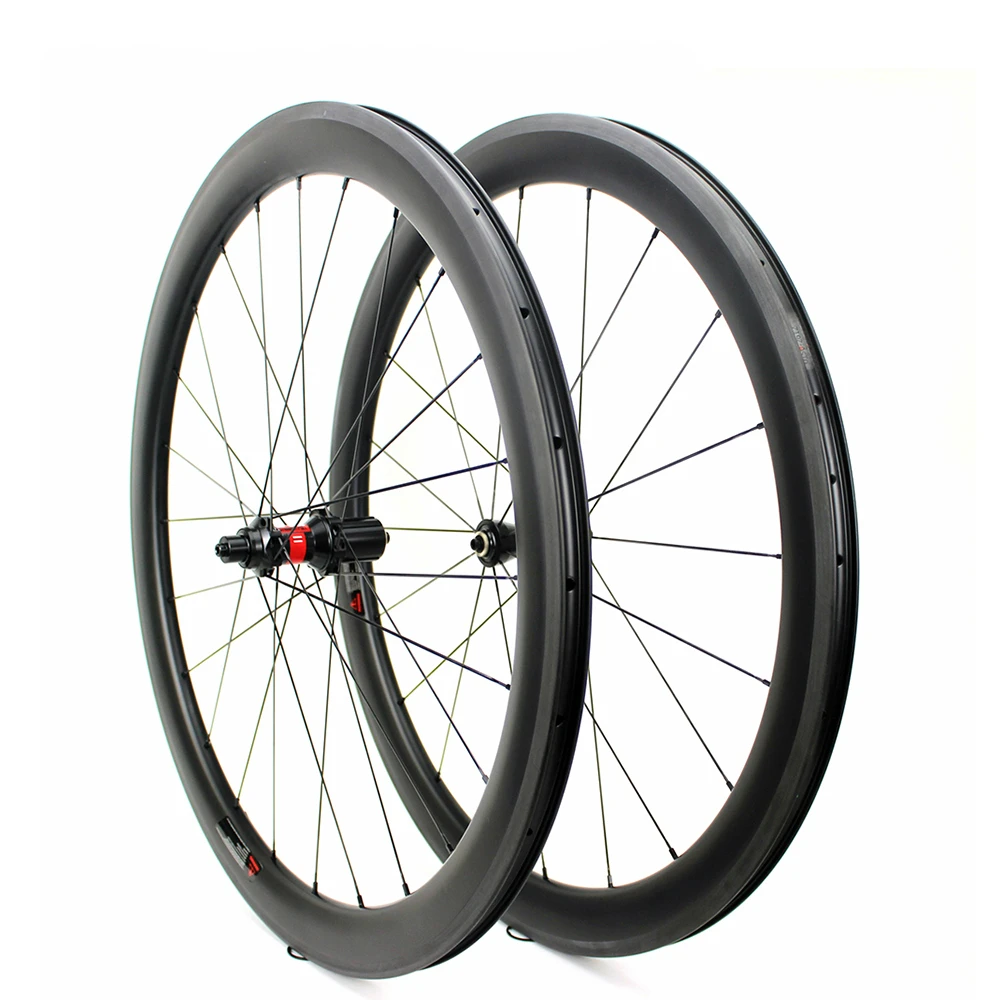 

Carbon Wheels DT SWISS 240 Hub Clincher Carbon Road Bike Wheels 25mm Width 50mm Depth Clincher Rim With Pillar 1423 Spoke