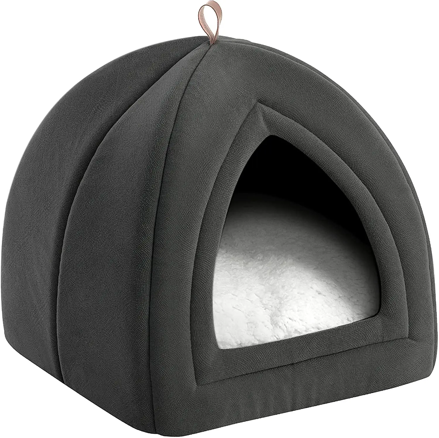 

Cat Beds for Indoor Cats Cave Bed Cat House Cat Tent with Removable Washable Cushioned Pillow Kitten Beds Cat Hut Small Dog Bed