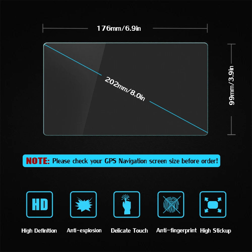 Стальная Защитная пленка для экрана навигатора GPS стайлинга автомобиля Kia Sportage