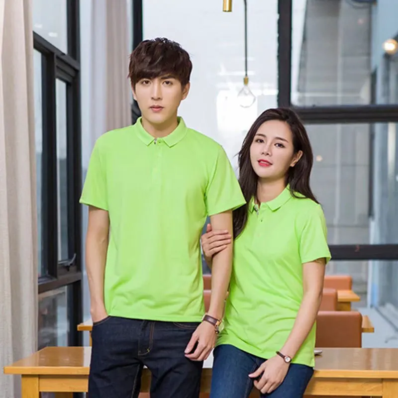 

Lapel guanggu shan overalls with short sleeves T-shirt embroidery LOGO custom activities