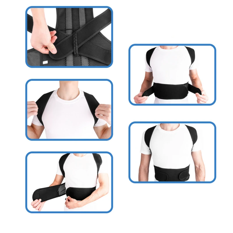 

High Quality Men Women Back Correction Belts Unisex Humpback Correction Belts Back Strengthen Corrective Support For Men