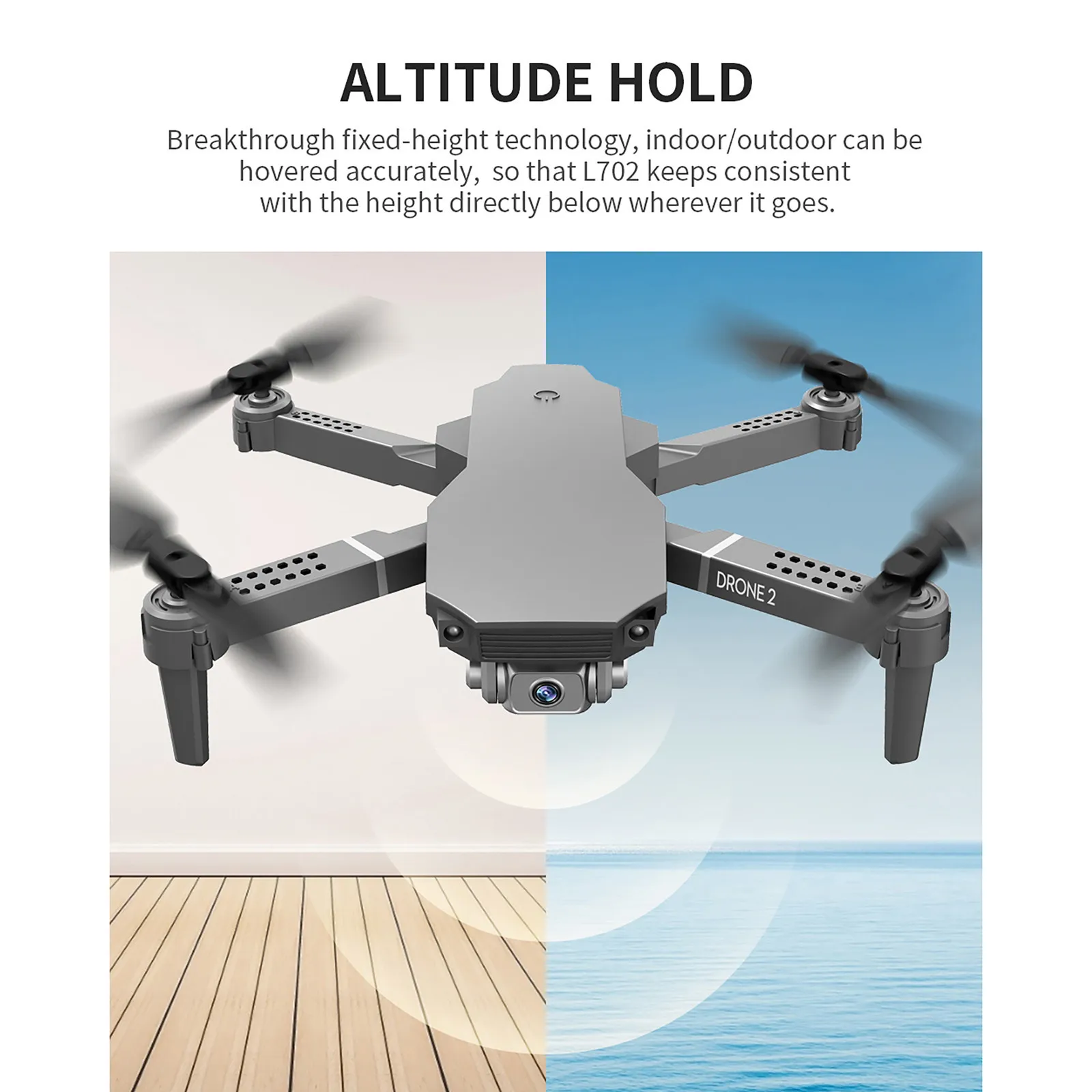 

H702 Mini WiFi FPV HD Camera Altitude Hold Mode Foldable RC Drone Quadcopter