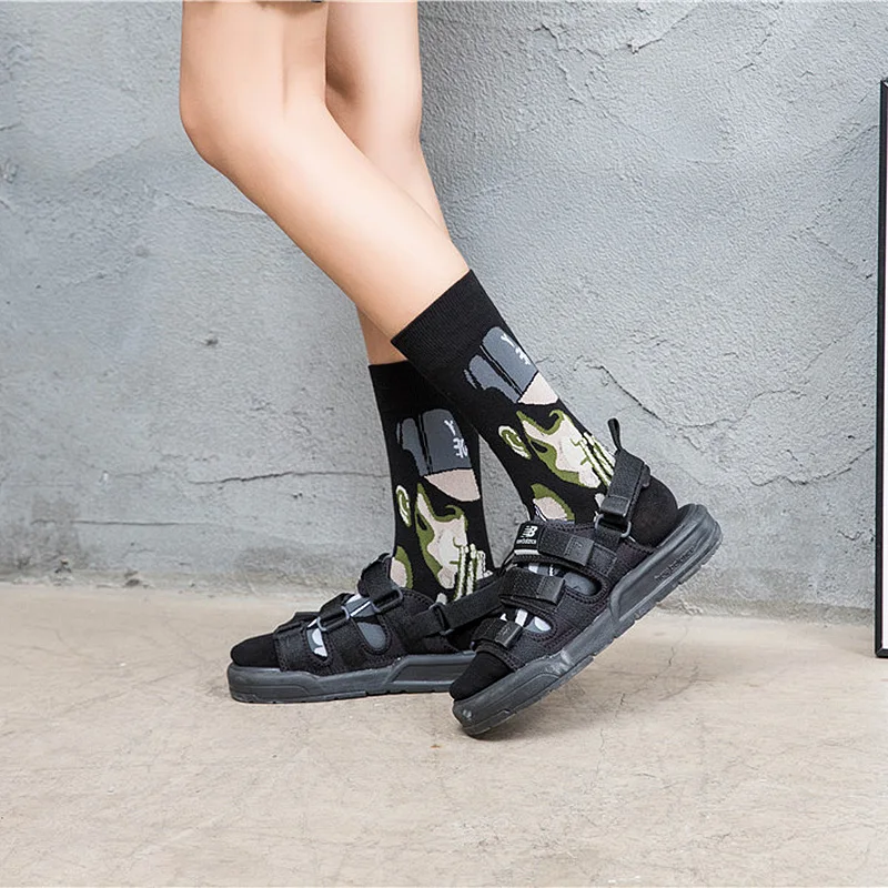 Оригинальные уличные модные носки для скейтборда в стиле хип хоп индивидуальные