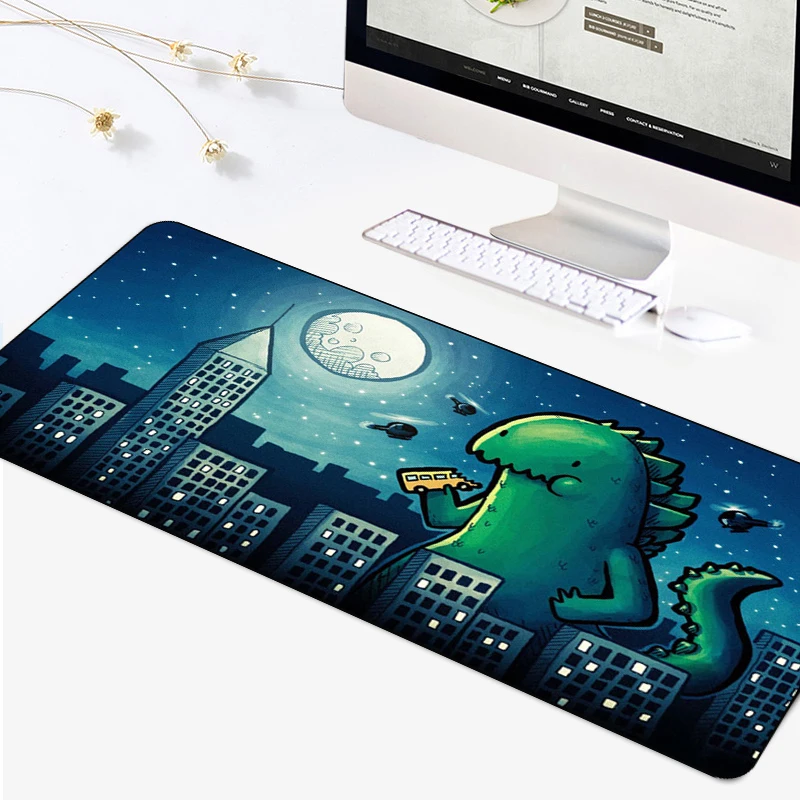

Коврик для мыши в стиле аниме, милый мультяшный игровой коврик для клавиатуры Otaku, геймерский ноутбук XL, большой компьютерный Подарочный ков...