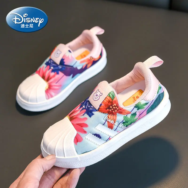 

Disney children's shoes girls' shoes 2021 summer new shell head children's shoes fashion versatile Korean boys' sports shoes