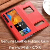 genuine leather huawei mate xs case huawei mate x case mate x xs kickstand huawei mate x xs 5g case cover matex folding case