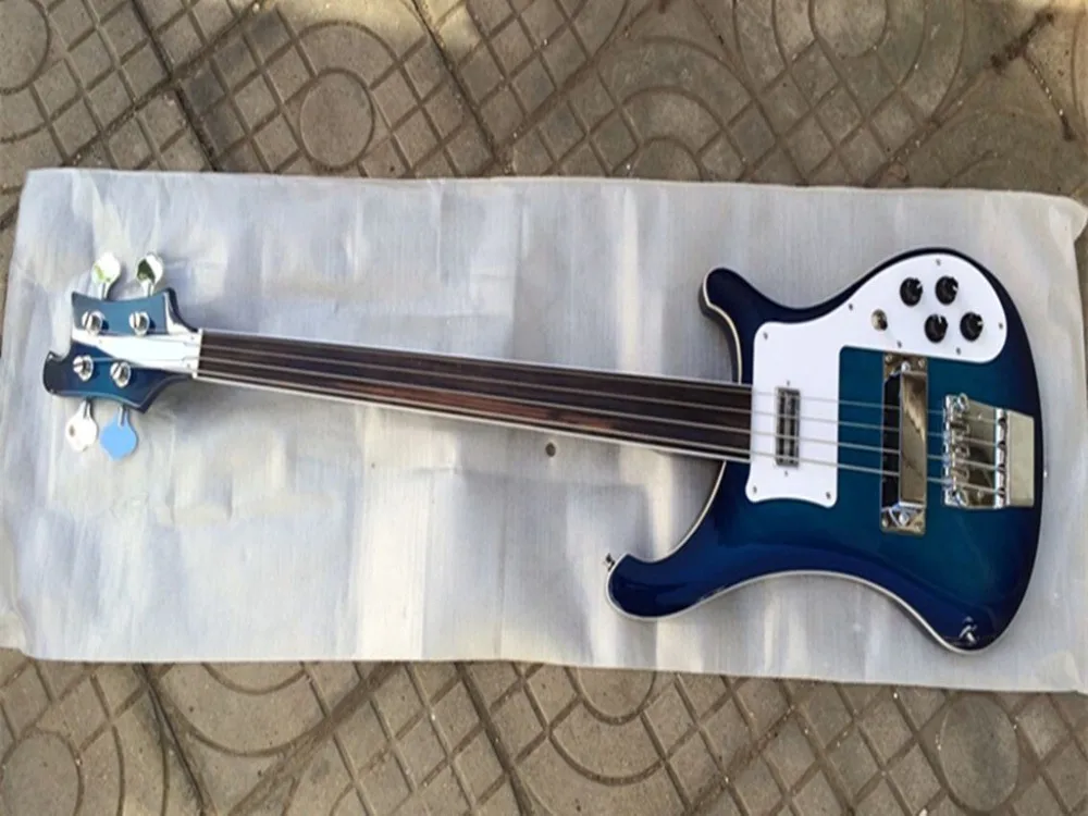 Новинка 2018 года фабрика 4 струны Rickenback 4003 fireglo электрические басы прозрачная