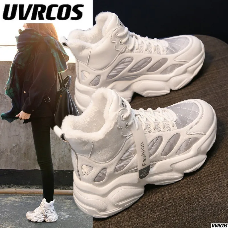 

Thick-soled father shoes female autumn/winter 2022 new velvet inside high tide INS fashion versatile casual women's shoes