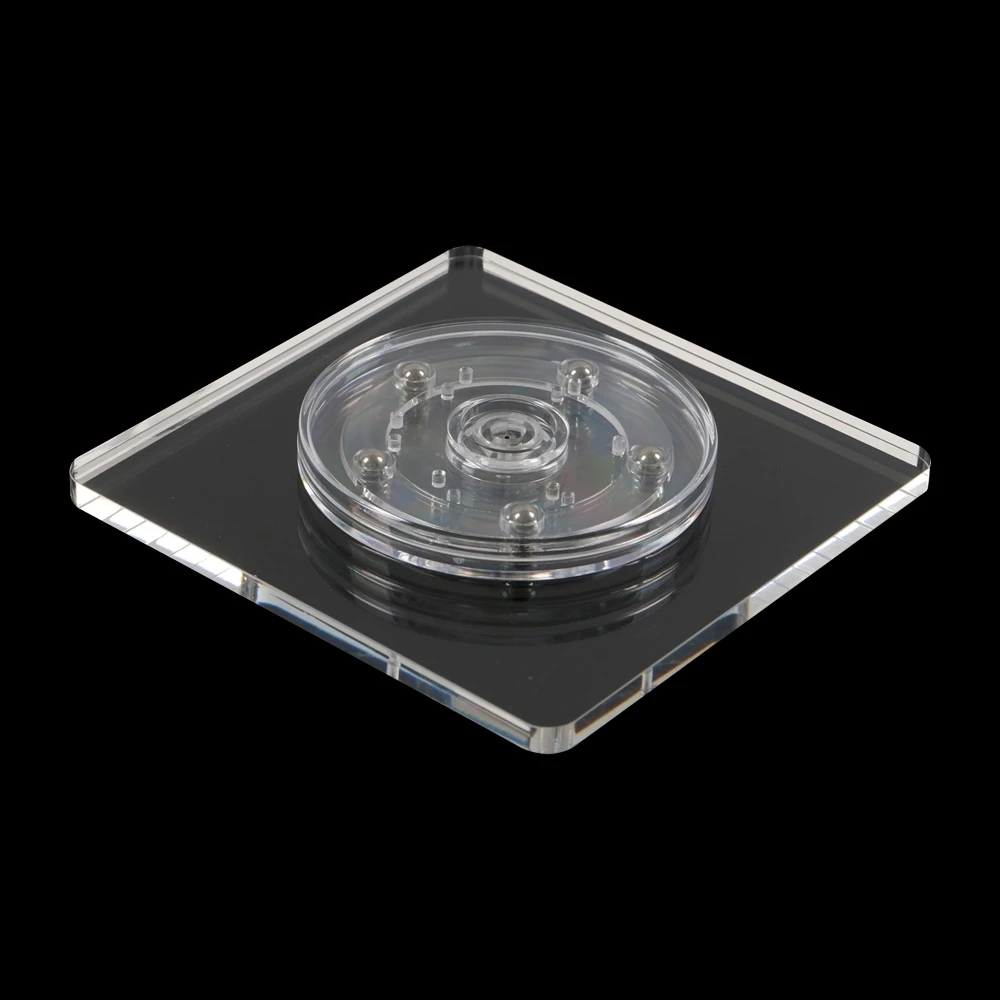 

Cookie Decorating Turntable Kit Clear Acrylic Square Cookie Turntable Swivel Cookie Stand