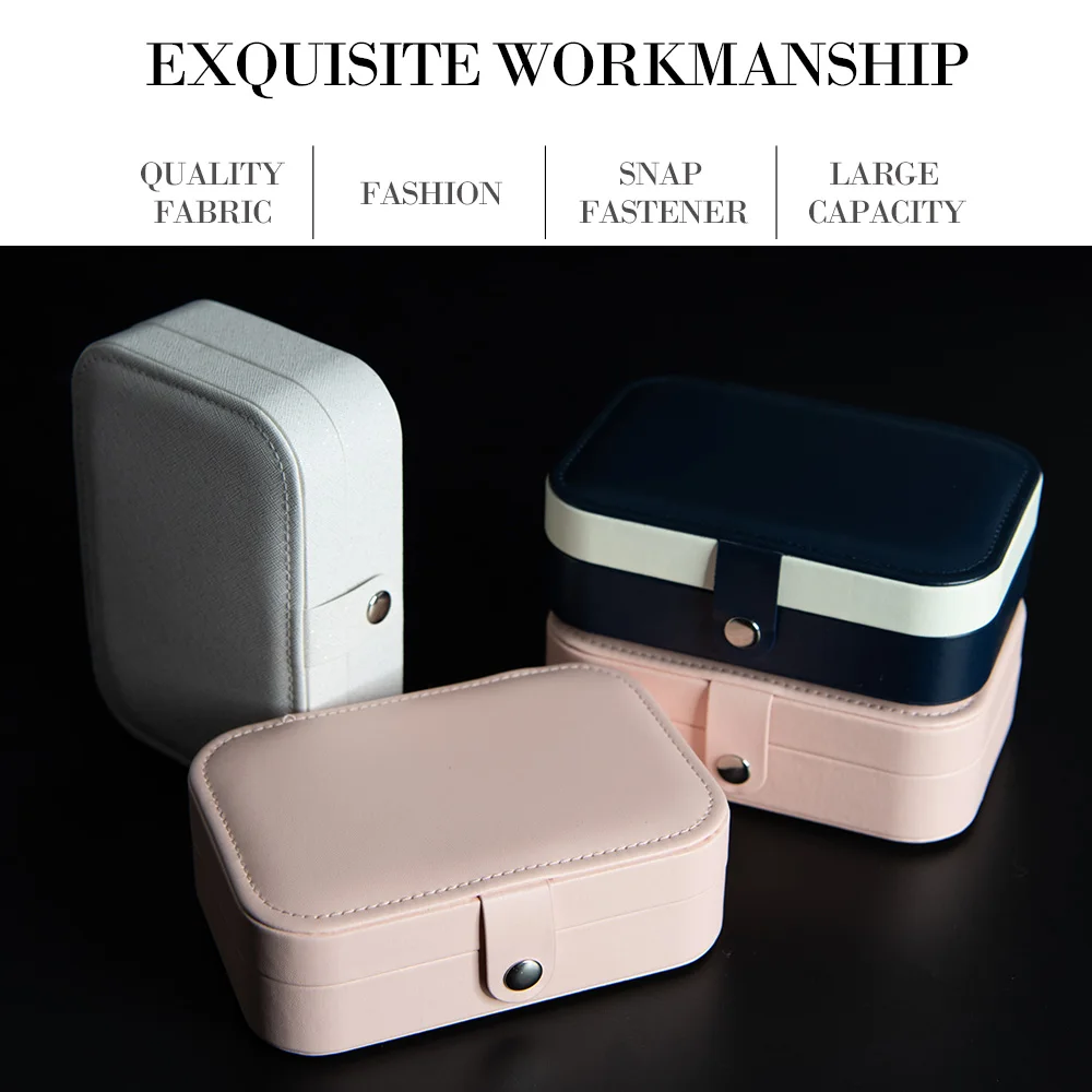 Корейский стиль серьги для девочек пластинчатая коробка ювелирных изделий чехол