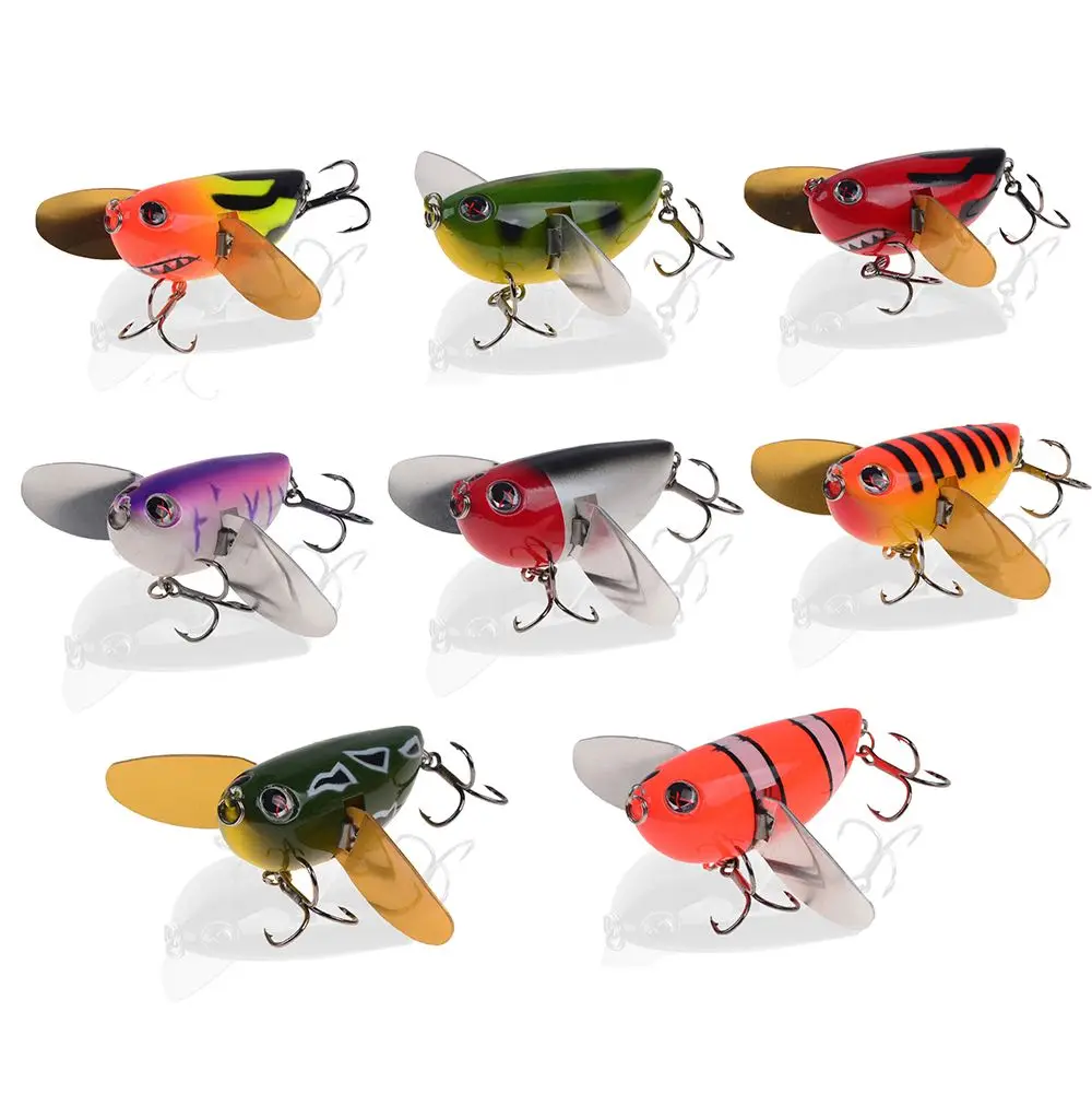 

1Pc Artificial Bait Tackle Fish Goods Wobblers Topwater Popper Fishing Lure Bass