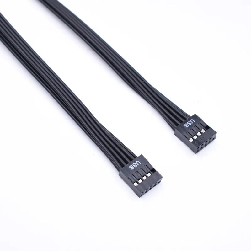 Внутренний кабель для материнской платы 50 шт./лот 30 см/50 см 24AWG USB 2 0 9 контактный