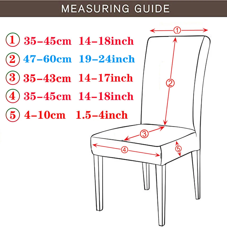 

Super Soft Polar Fleece Fabric Chair Cover Elastic Spandex Chair Covers For Dining Room/Kitchen Stretch Chair Cover With Back