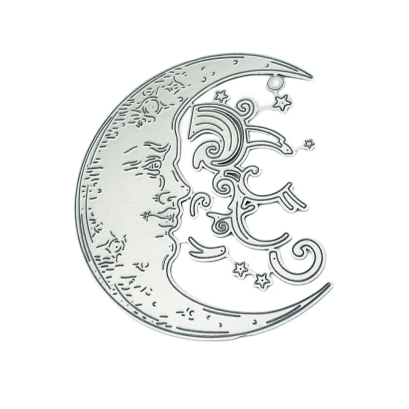 

(1) Moon Embossed Carbon Steel Cutting Mold Birthday gift practical and durable moon making mold environmentally friendly