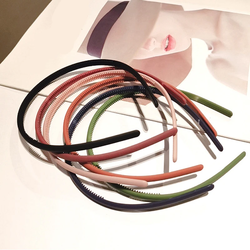 Модный головной убор для женщин и девочек однотонная повязка на голову обруч