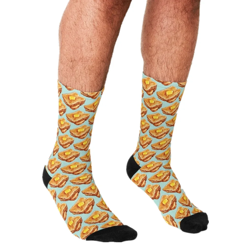 

Men Socks harajuku Booster Stash Candy Crush Socks personality Printed Happy hip hop Novelty Skateboard Crew Casual Crazy Socks