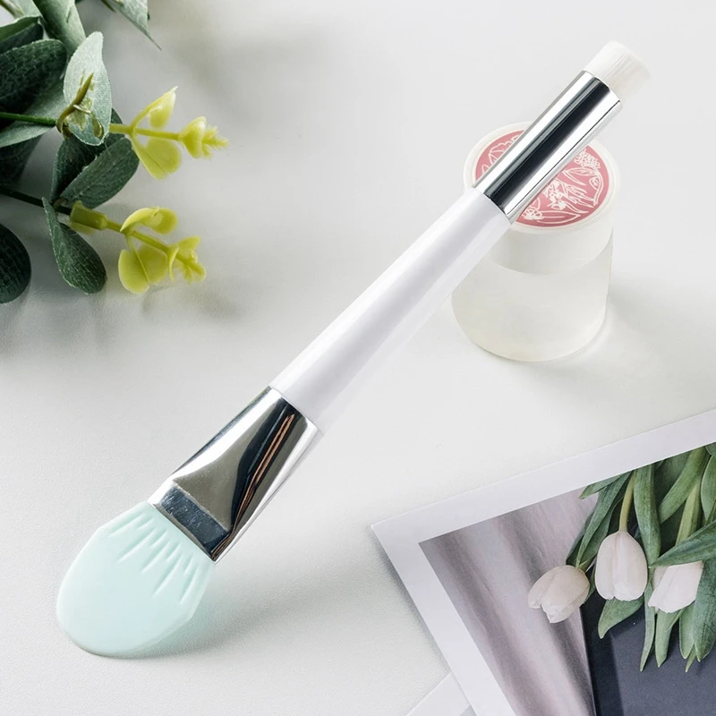 

3PCS Jade Roller Gua Sha Facial Tools Face Massager Facial Roller for Skin Eyes Neck with Mask Brush