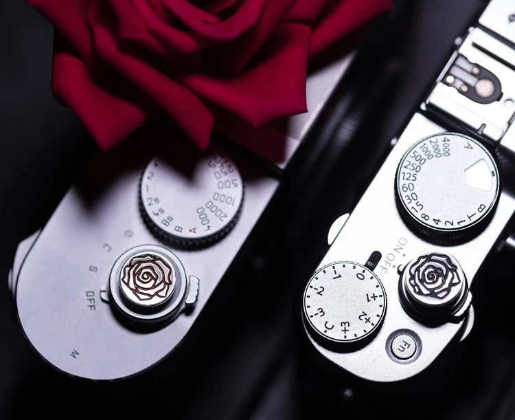 Оригинальная Серебряная+ латунная кнопка спуска затвора для камеры Fujifilm X100F XPRO2 XE3 XT3/X10/X20/X30 Leica M1/M2