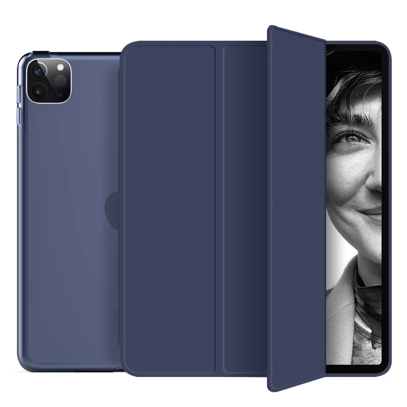 Кожаный смарт чехол для iPad Pro 12 9 2020 2017 2018 2 /11 2018|cover for apple ipad|smart casefor ipad |