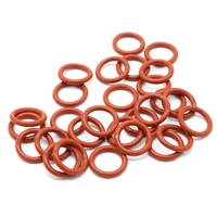 100pcs vmq o ring gasket thickness cs 3mm od 10 70mm silicone rubber insulated waterproof washer round shape nontoxi red
