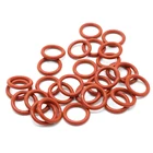 Уплотнительное кольцо VMQ, прокладка толщиной CS 3 мм OD 10  70 мм, изолированная силиконовая резина, водонепроницаемая шайба круглой формы, Нетоксичная красная, 100 шт.