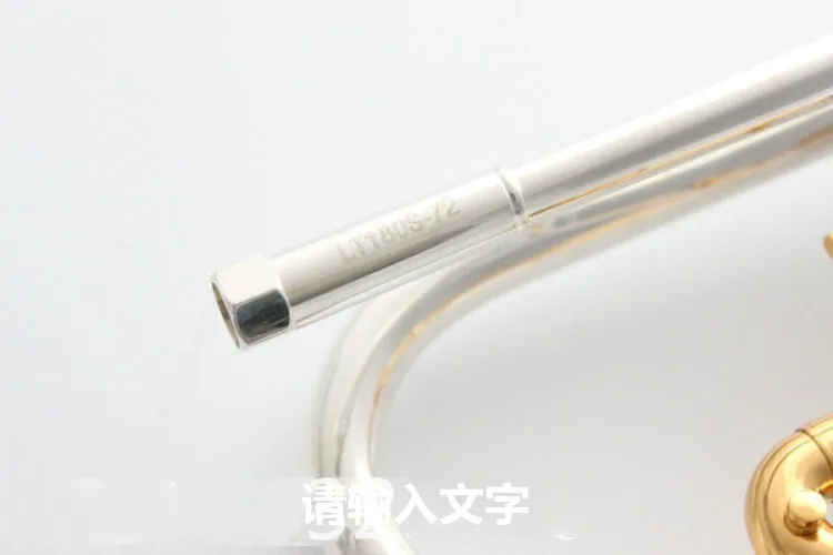 Bb труба супер инструменты поверхность Посеребренная позолоченная плоская