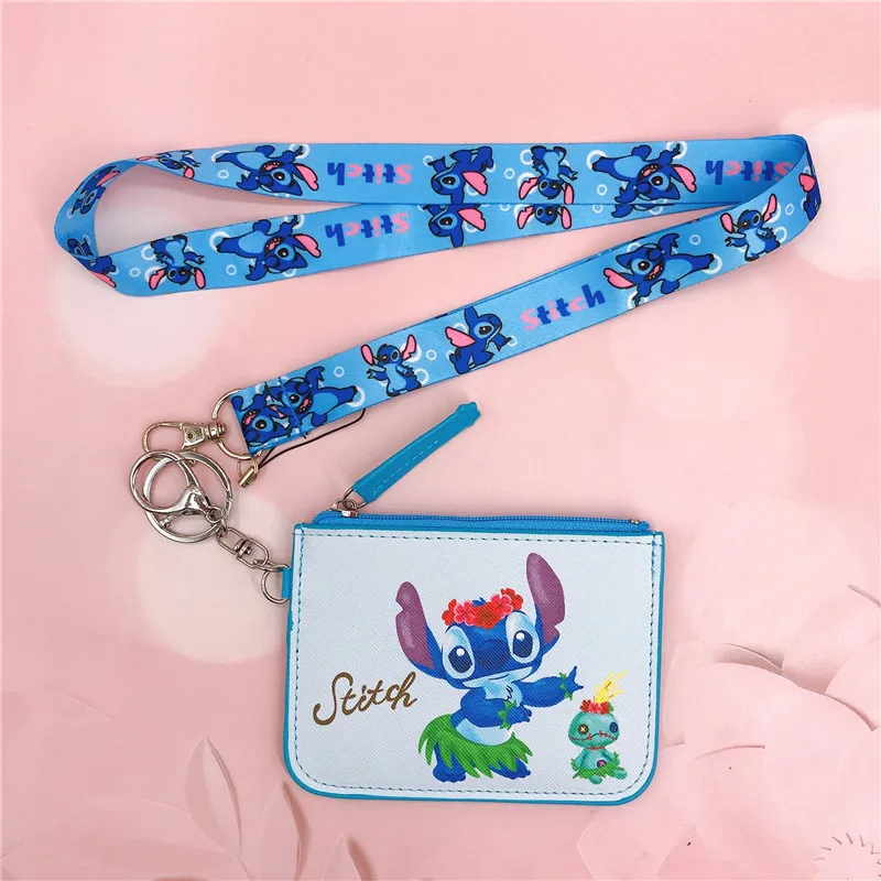 Новинка кошелек для монет из искусственной кожи Disney с рисунком Лило и Ститч