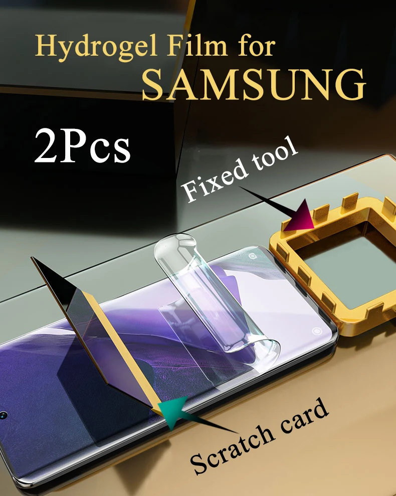 

Soft Hydrogel Film For Samsung S20 S21 Ultra 20FE S9 S8 S10E S10 5G S7 Edge HD Screen Protector Galaxy Note 20 10 Plus 9 8 20U