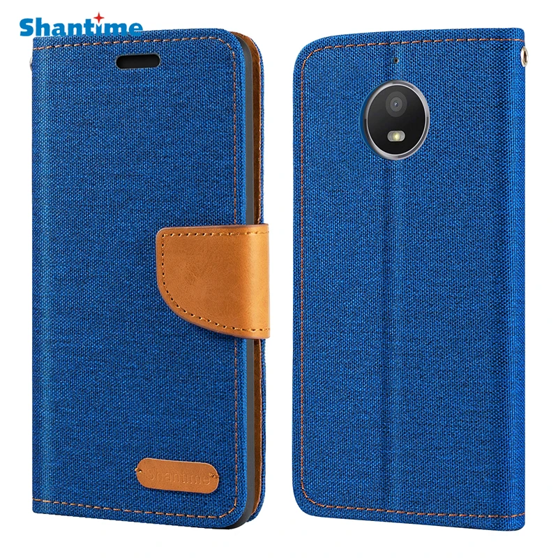 

Oxford Leather Wallet Case For Motorola Moto E4 Plus With Soft TPU Back Cover Magnet Flip Case For Motorola Moto E4 Plus
