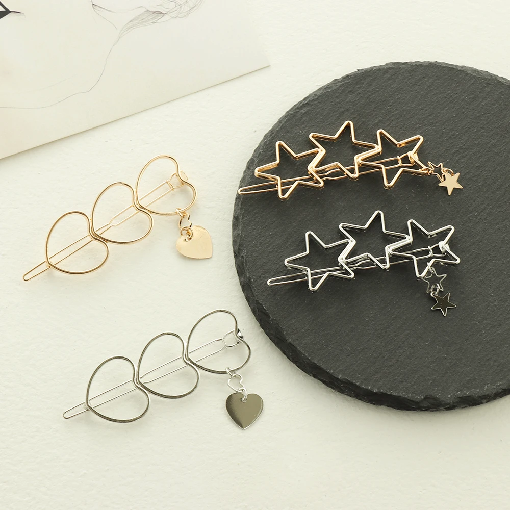 2021 модные элегантные стильные женские металлические аксессуары для волос в