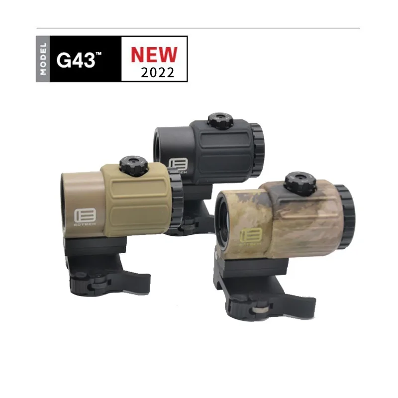 

Увеличительное стекло G43 Sight Airsoft 3X G33 с переключателем на сторону, быстросъемное крепление QD для охоты, черное, красная точка 552 553 558